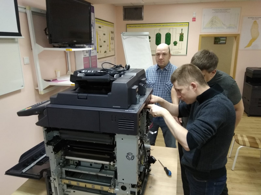 Выездные тренинги Kyocera по ремонту печатающей техники